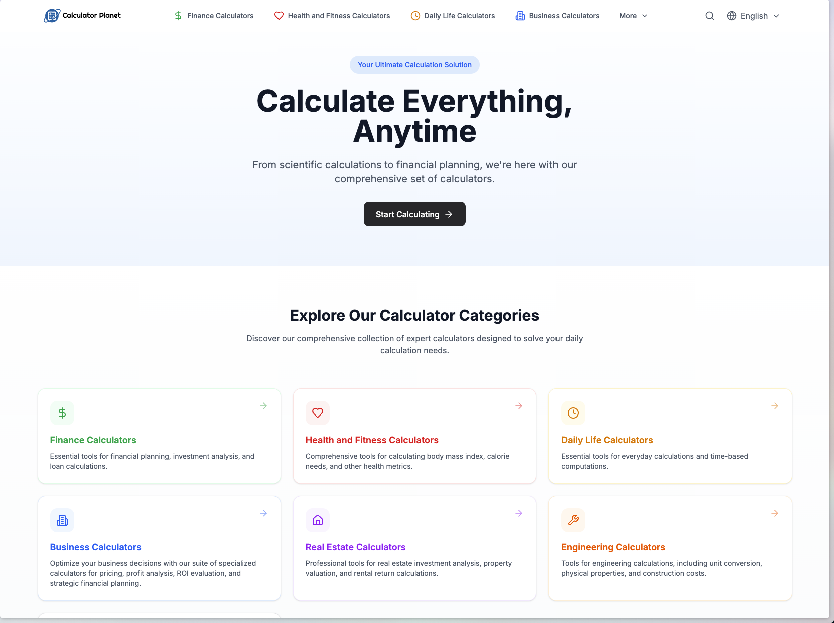 Calculator Planet screenshot